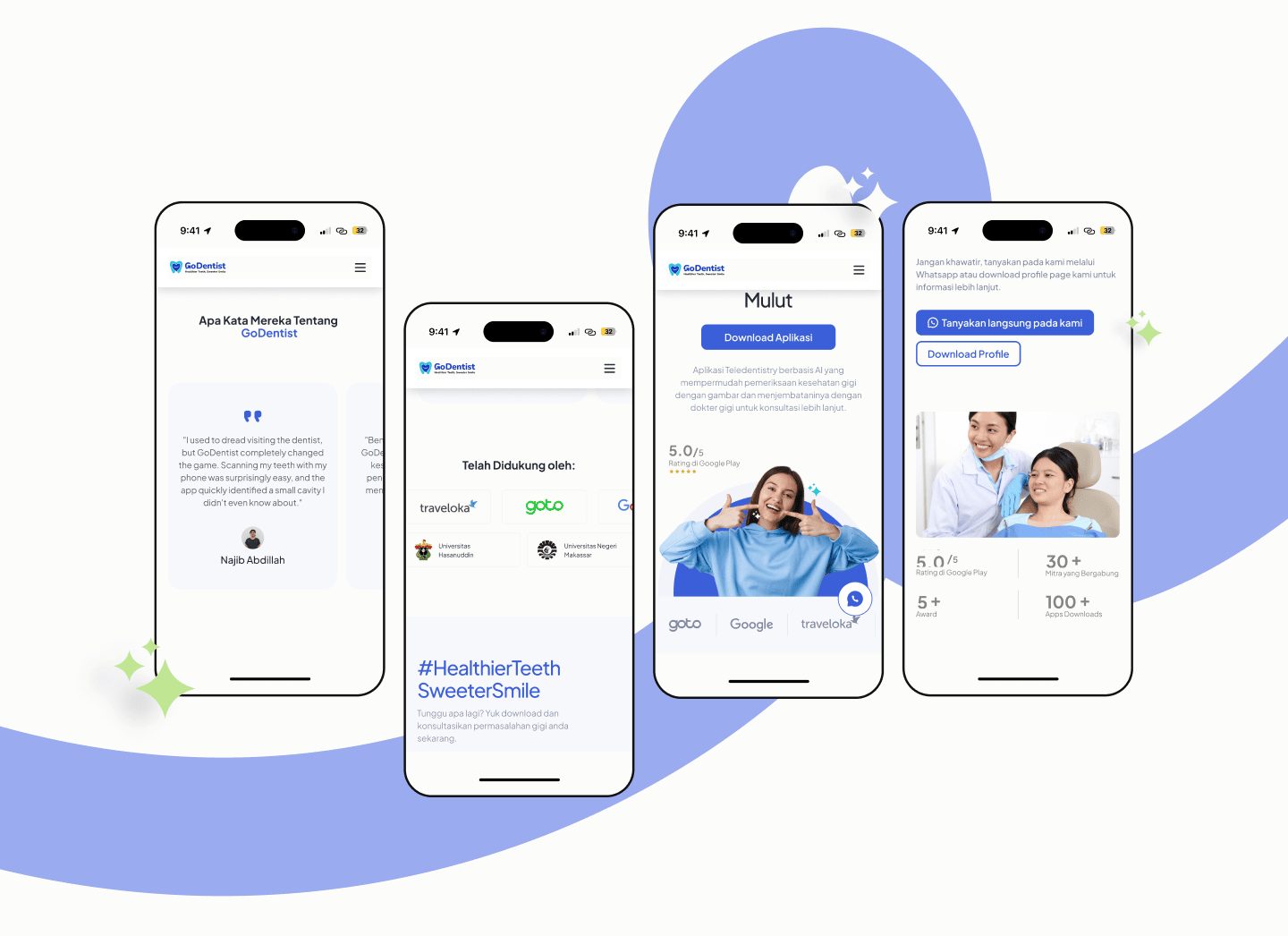 godentist in mobile version