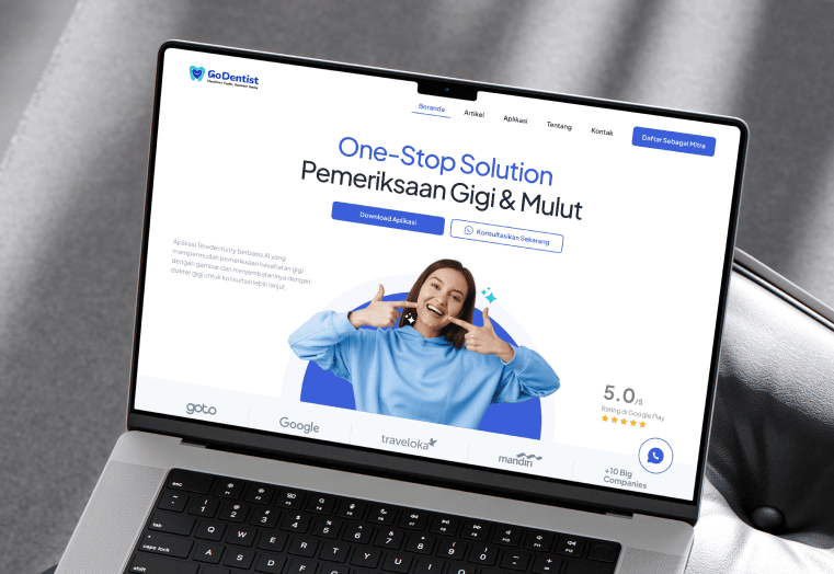 Go dentist in desktop version